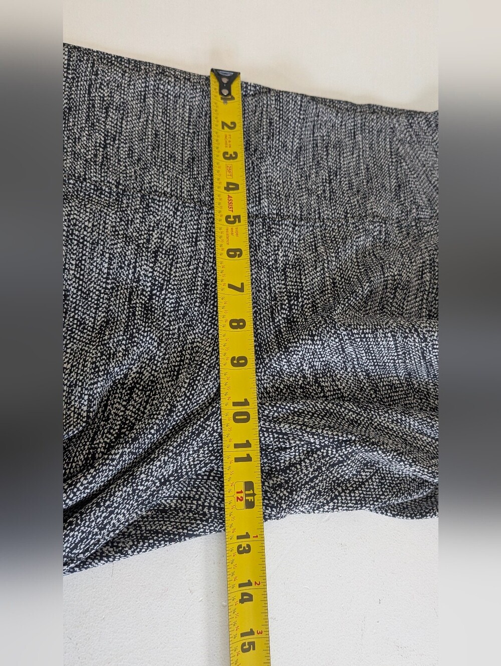 Athleta Delancey Textured Moto tight Leggings Braiden/black fitted pants size L - Picture 10 of 13